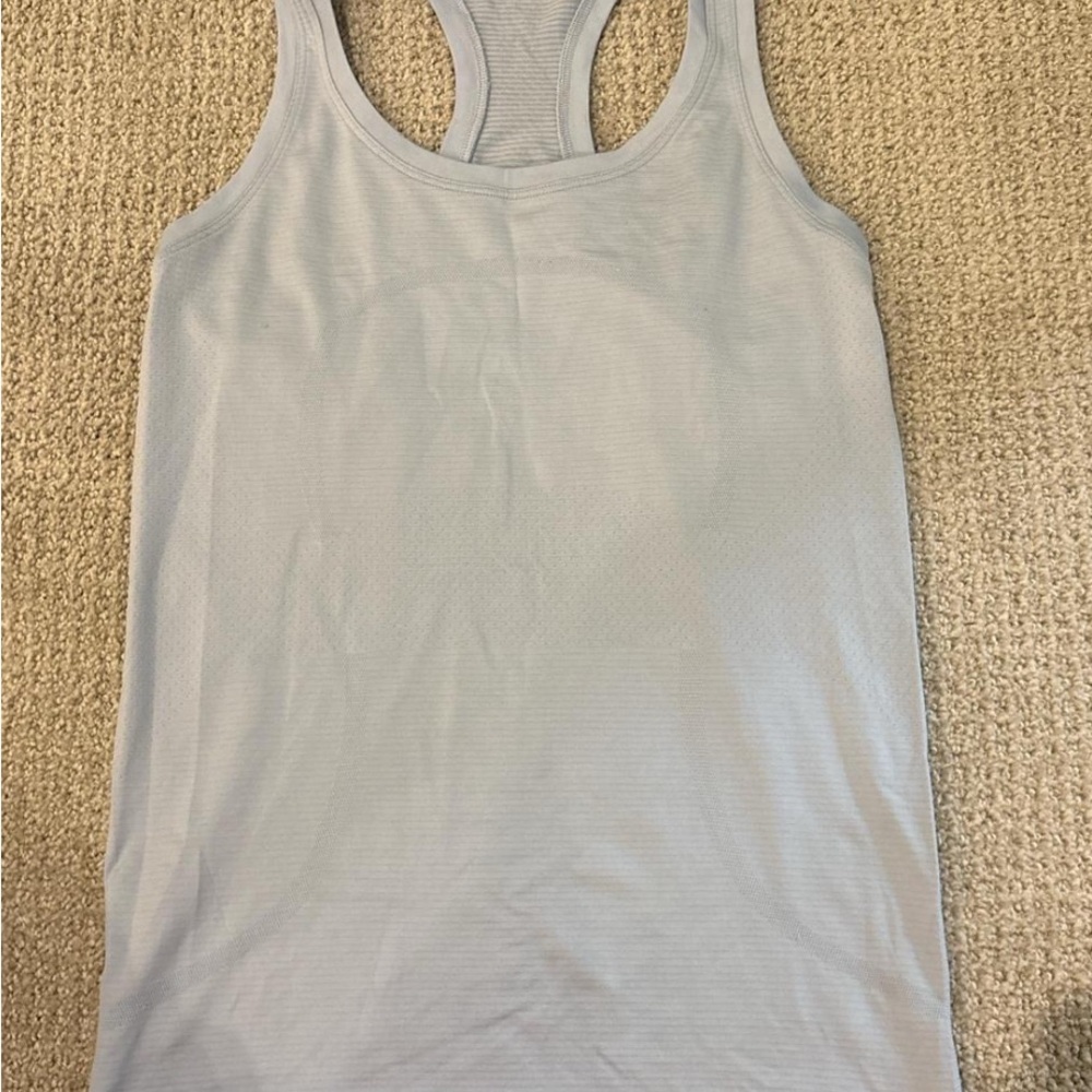 Lululemon Athletica Light Gray Tank Top